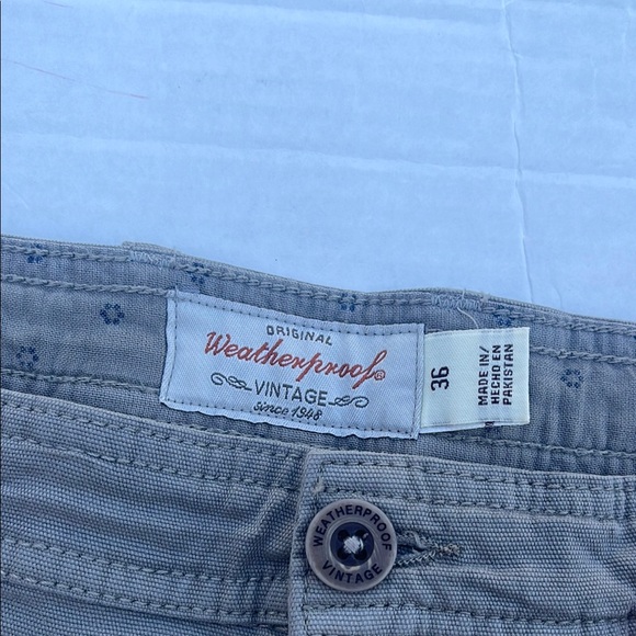 Men's Gray Casual Shorts weatherproof - Picture 3 of 7